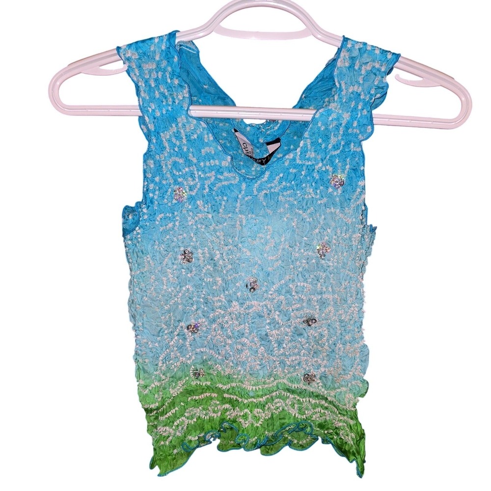 Chaudry KC Sports 100% Silk Made in India Boho Tank